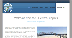 Desktop Screenshot of bluewateranglers.com