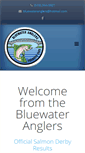 Mobile Screenshot of bluewateranglers.com
